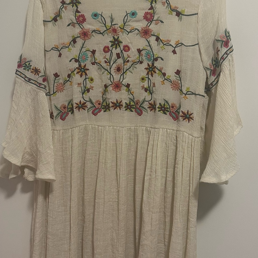 Altar'd State Cream Textured Top